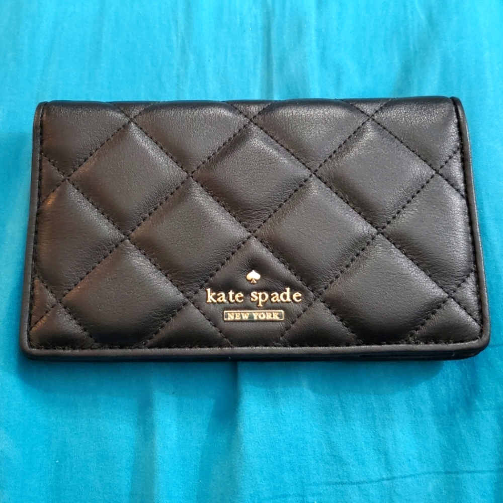 NEW Kate Spade Black Bifold Wallet